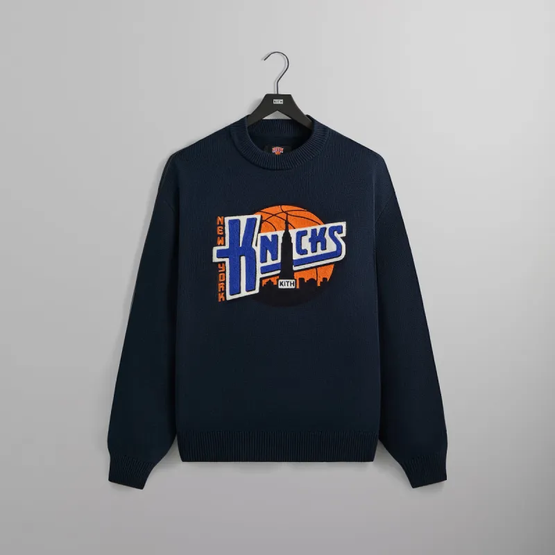 Kith for the New York Knicks Ball Lewis Sweater - Nocturnal sold by Kith