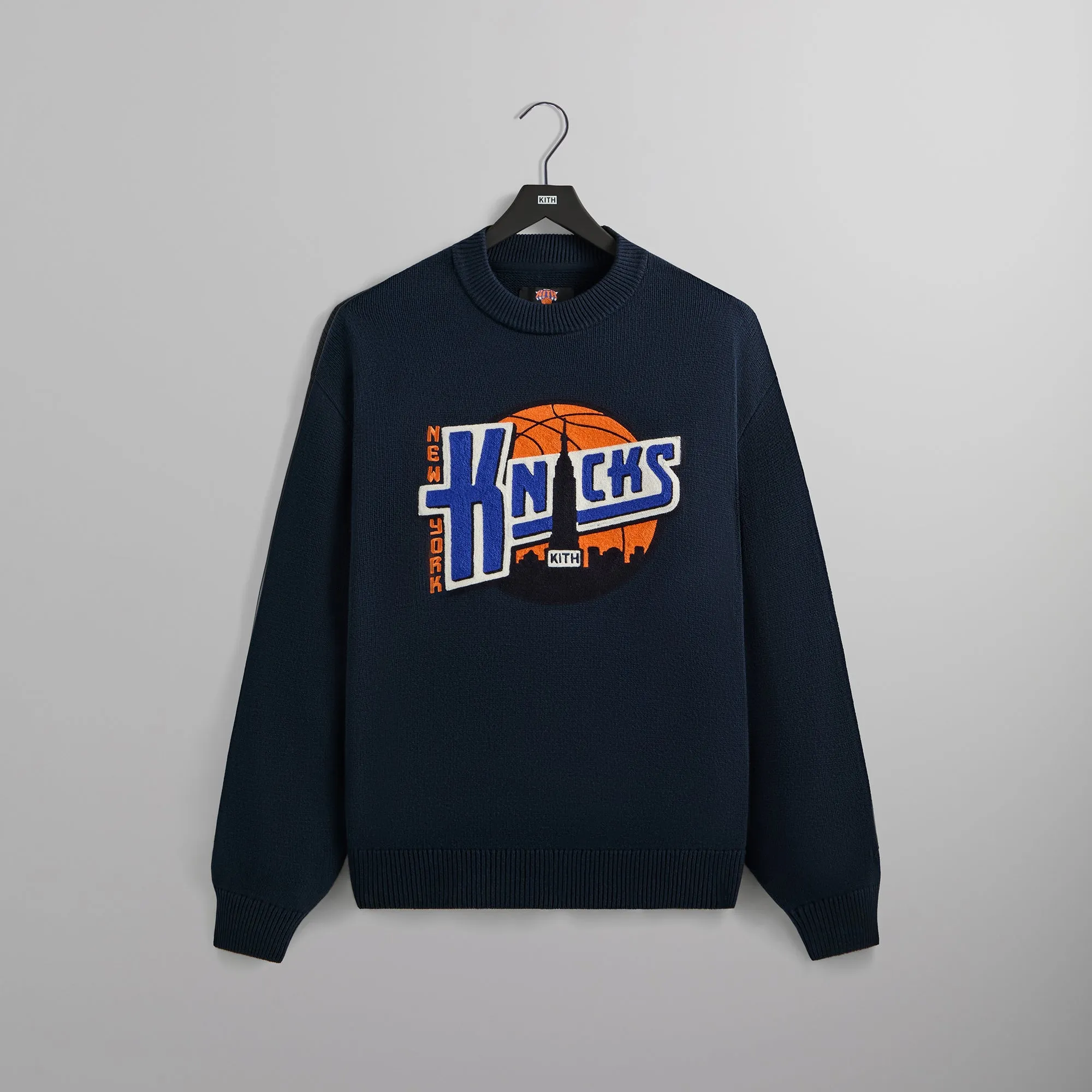 Kith for the New York Knicks Ball Lewis Sweater - Nocturnal sold by Kith