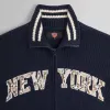 Kith for the New York Knicks Wyona Full Zip Sweater - Nocturnal sold by Kith