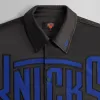 Kith for the New York Knicks Snap Front Coaches Jacket - Black sold by Kith