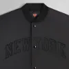 Kith for the New York Knicks Ball Satin Bomber Jacket - Black sold by Kith