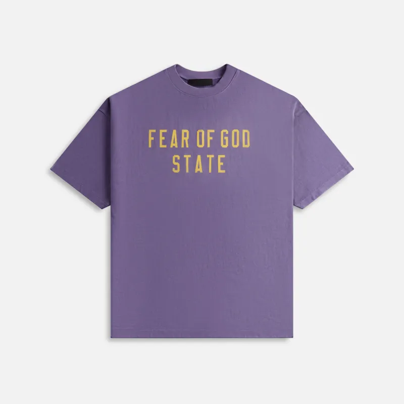 Essentials Heavy Crewneck Tee - Lavender sold by Kith