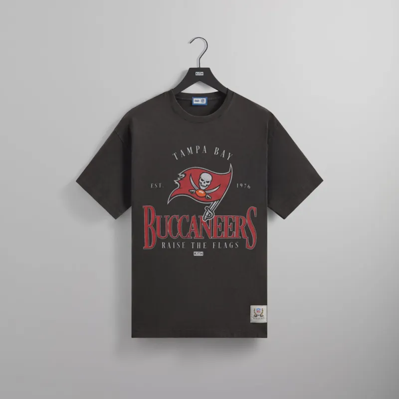 Kith for the NFL: Buccaneers Vintage Tee - Black sold by Kith