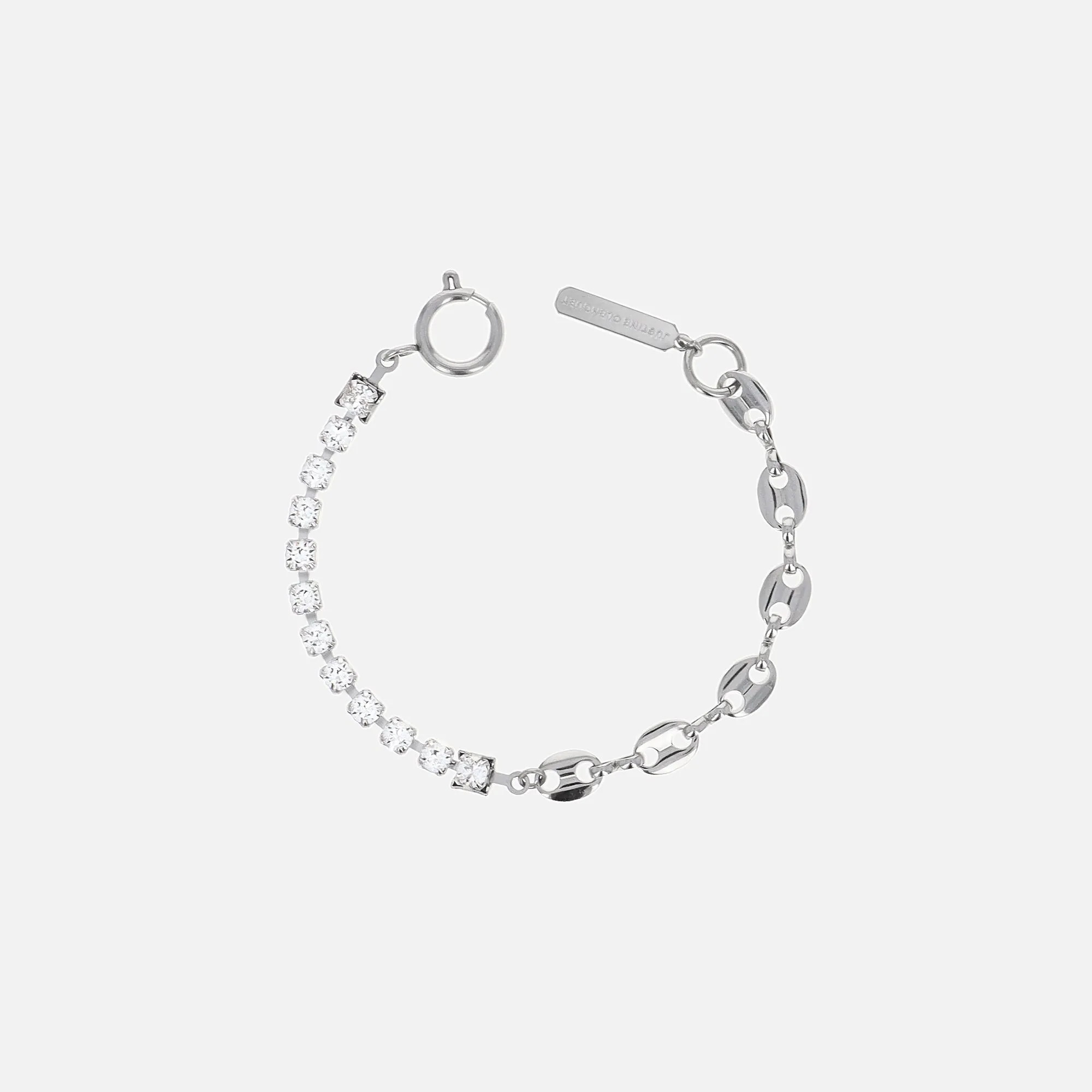 Justine Clenquet Gwen Bracelet - Palladium sold by Kith
