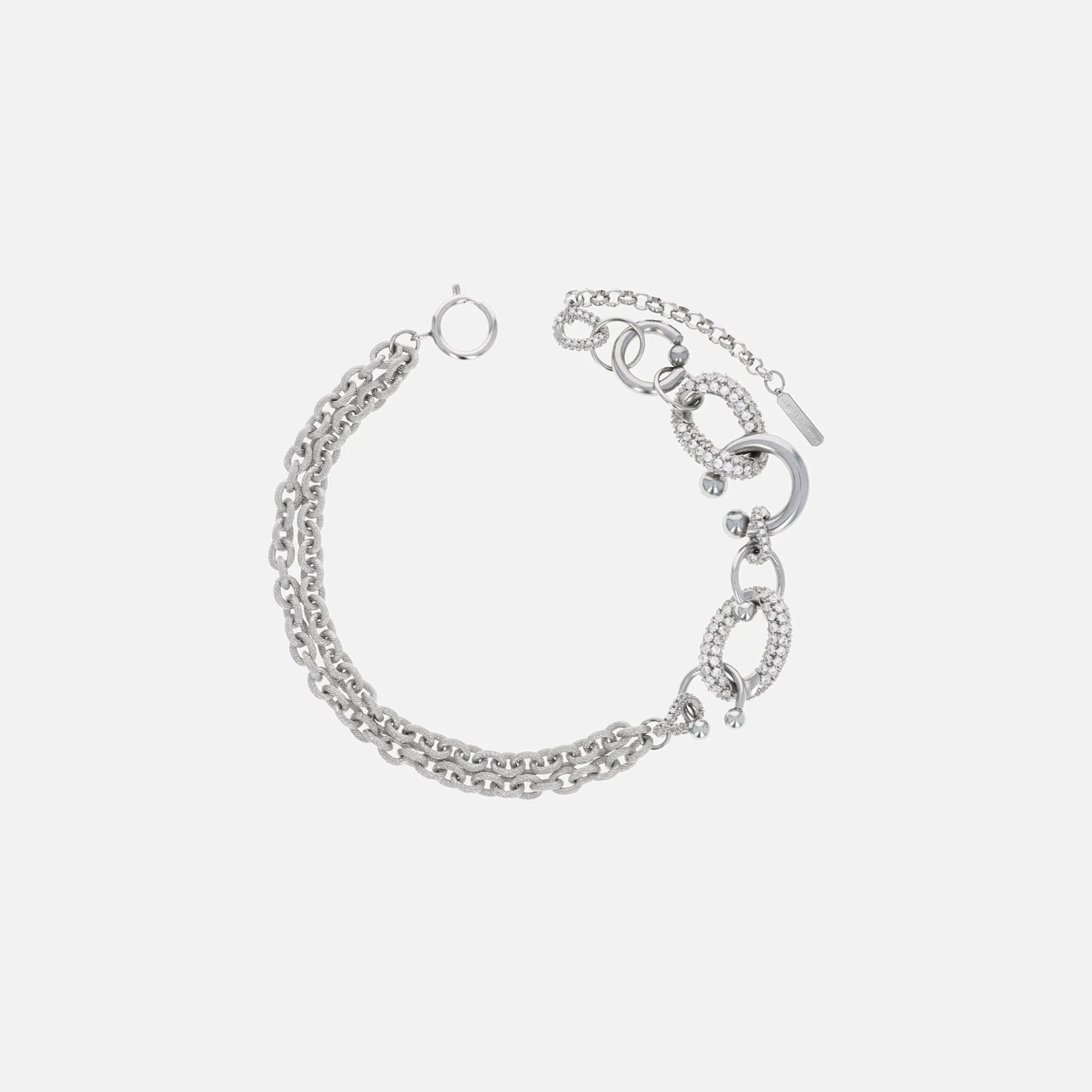 Justine Clenquet Dolly Crystal Choker - Palladium sold by Kith