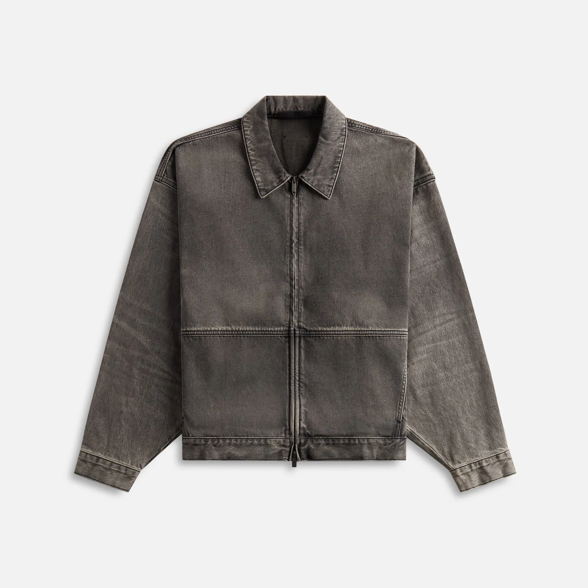 Essentials Denim Trucker Jacket Vintage - Black Denim sold by Kith