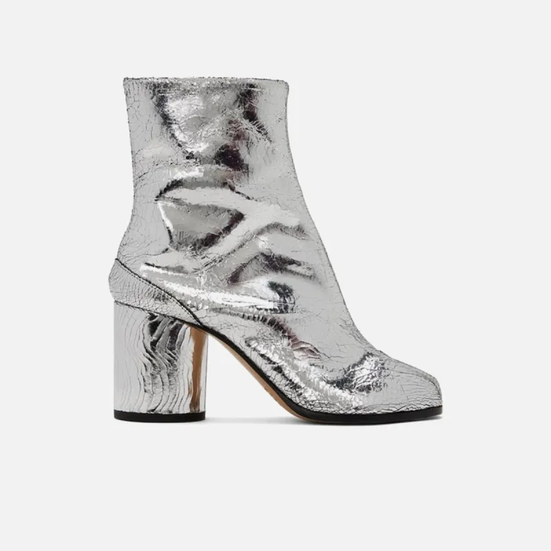 Margiela TabTabi Ankle Boots H60 - Broken Mirror Silver sold by Kith