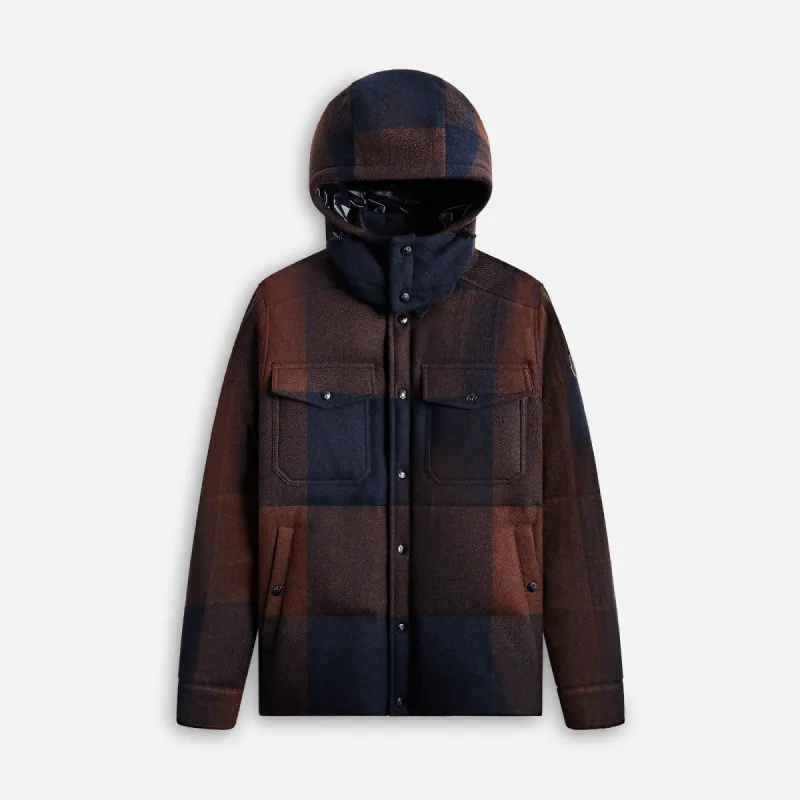 Moncler Ladurns Shirt Jacket - Brown sold by Kith
