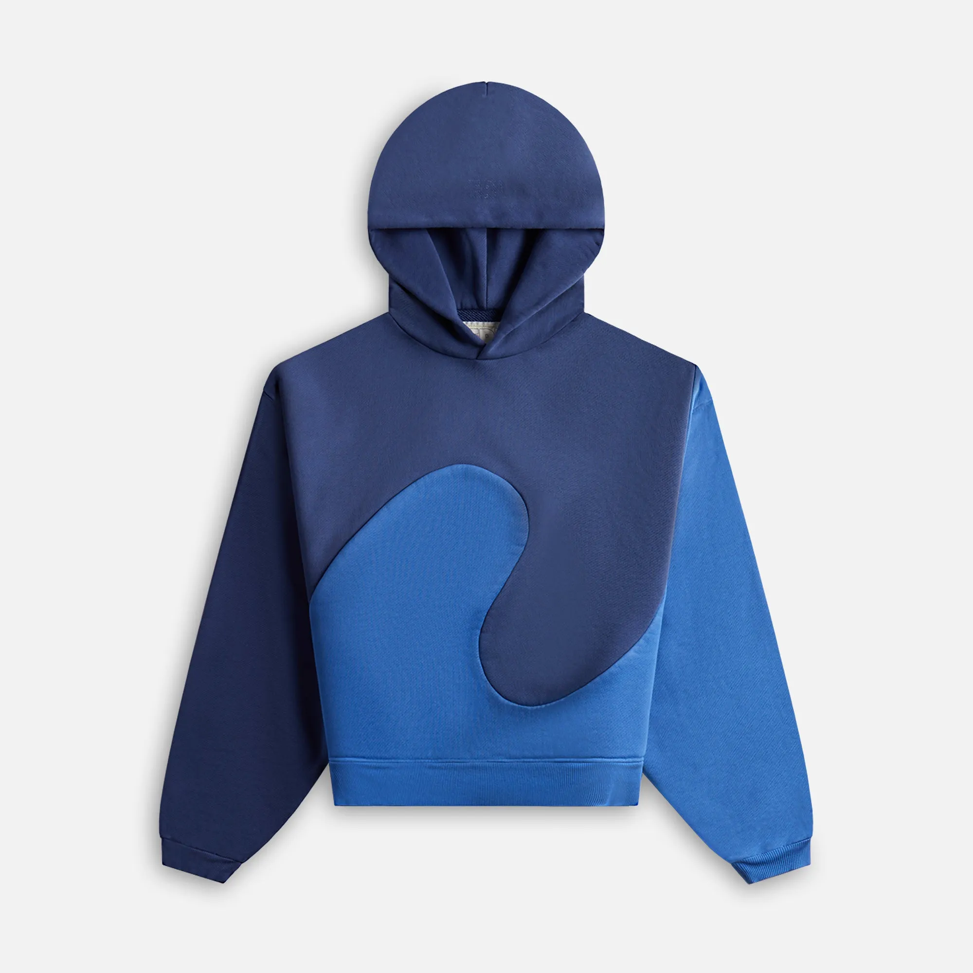 ERL Unisex Swirl Hoodie - Blue sold by Kith