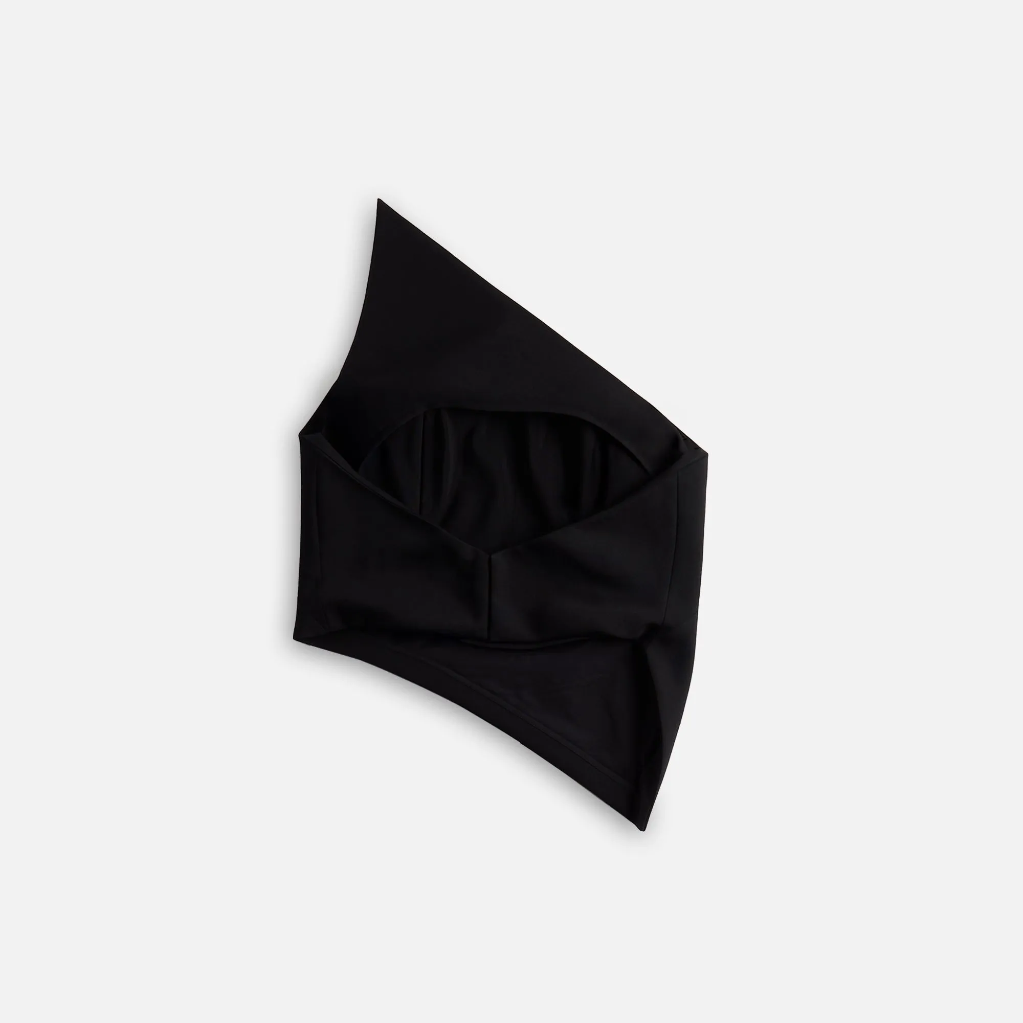 Alexander Wang Asymmetric Strapless Pointed Hem Top - Black sold by Kith