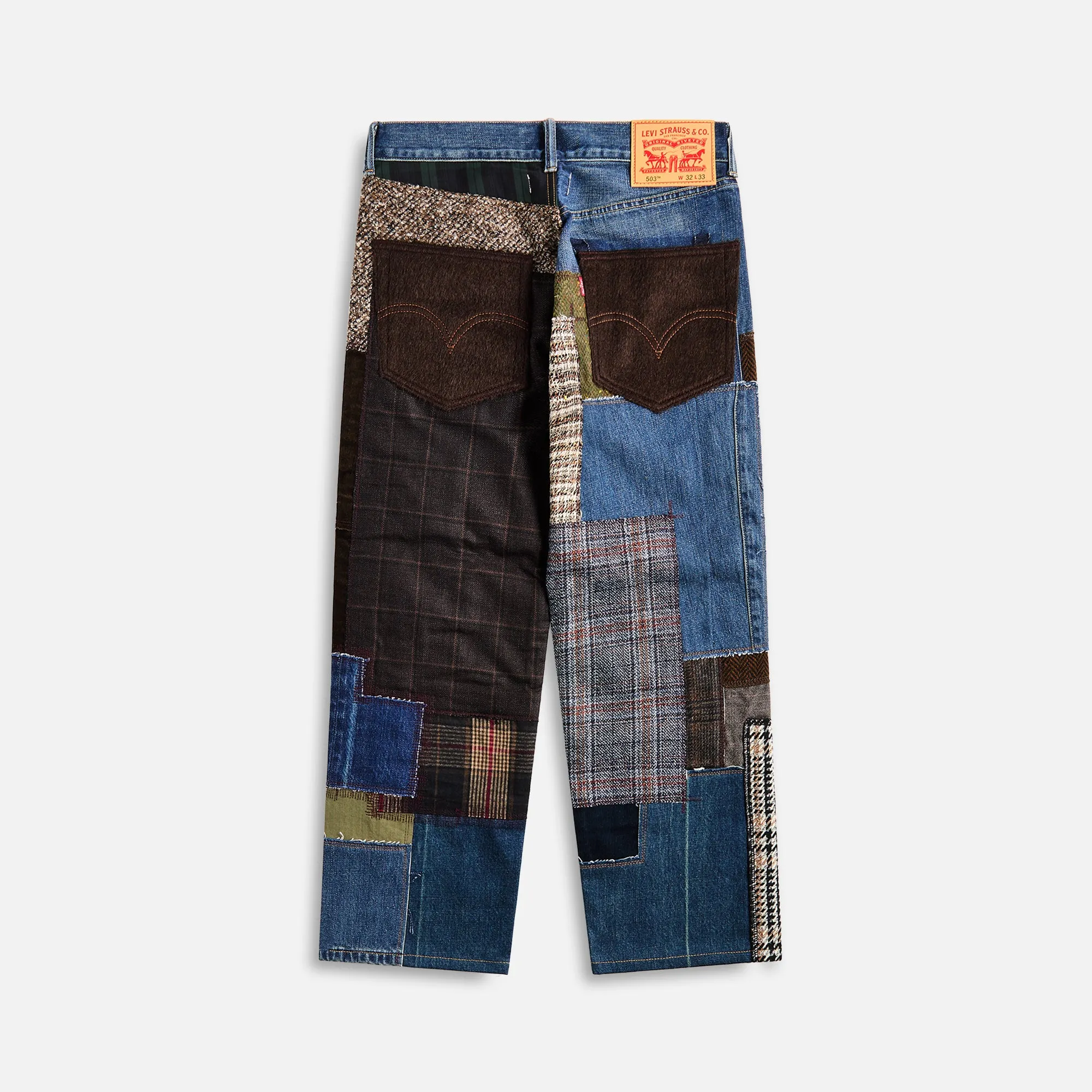 Junya Watanabe Man Cotton Denim Garment Treated Customized Levis - Indigo / Multi sold by Kith product image thumbnail 2