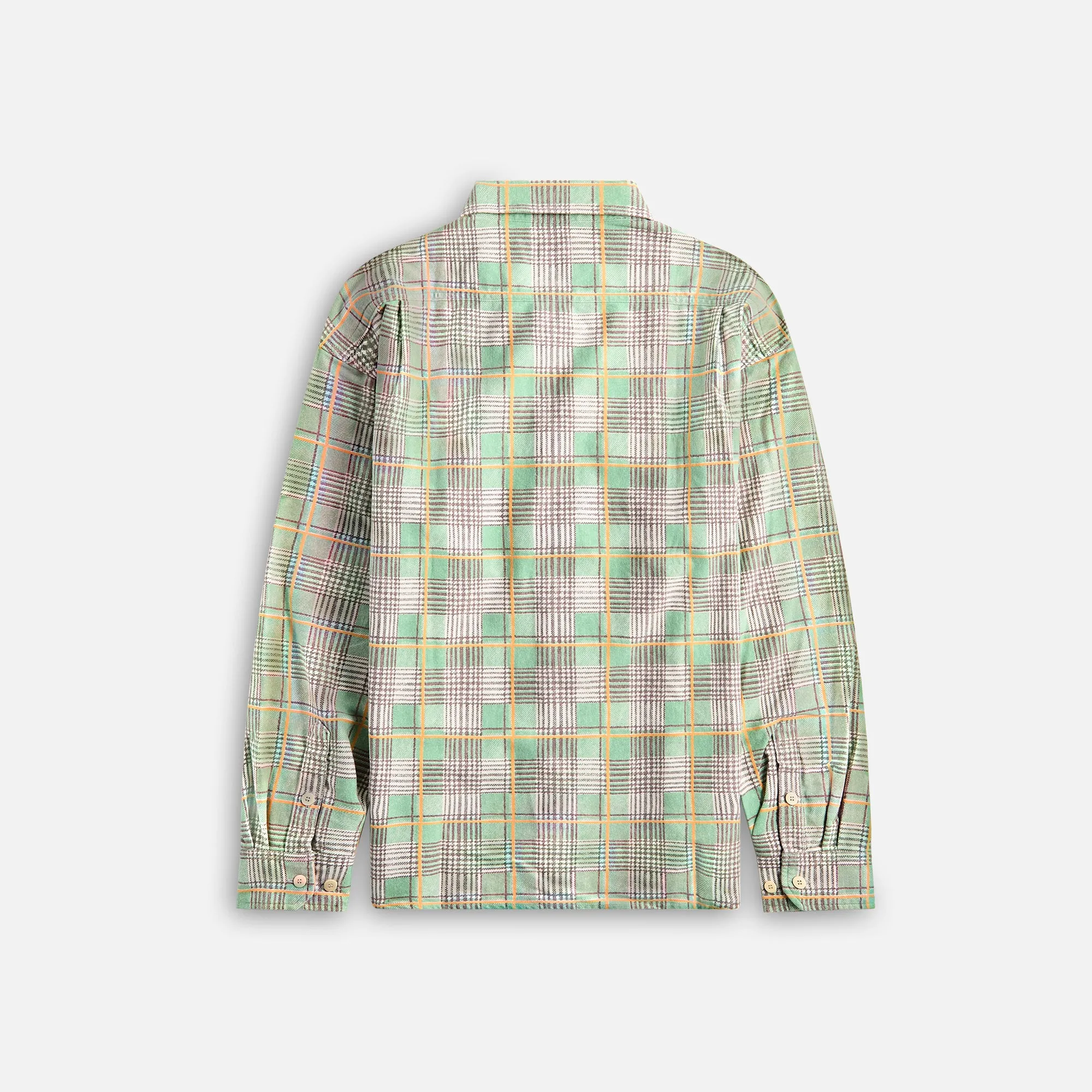 Visvim Pioneer Check Long Sleeve - Light Green sold by Kith product image thumbnail 2