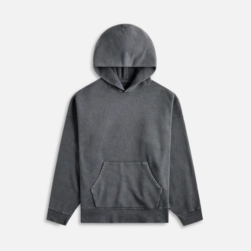 Visvim Jumbo SB Hoodie P.O. Dmgd - Black sold by Kith