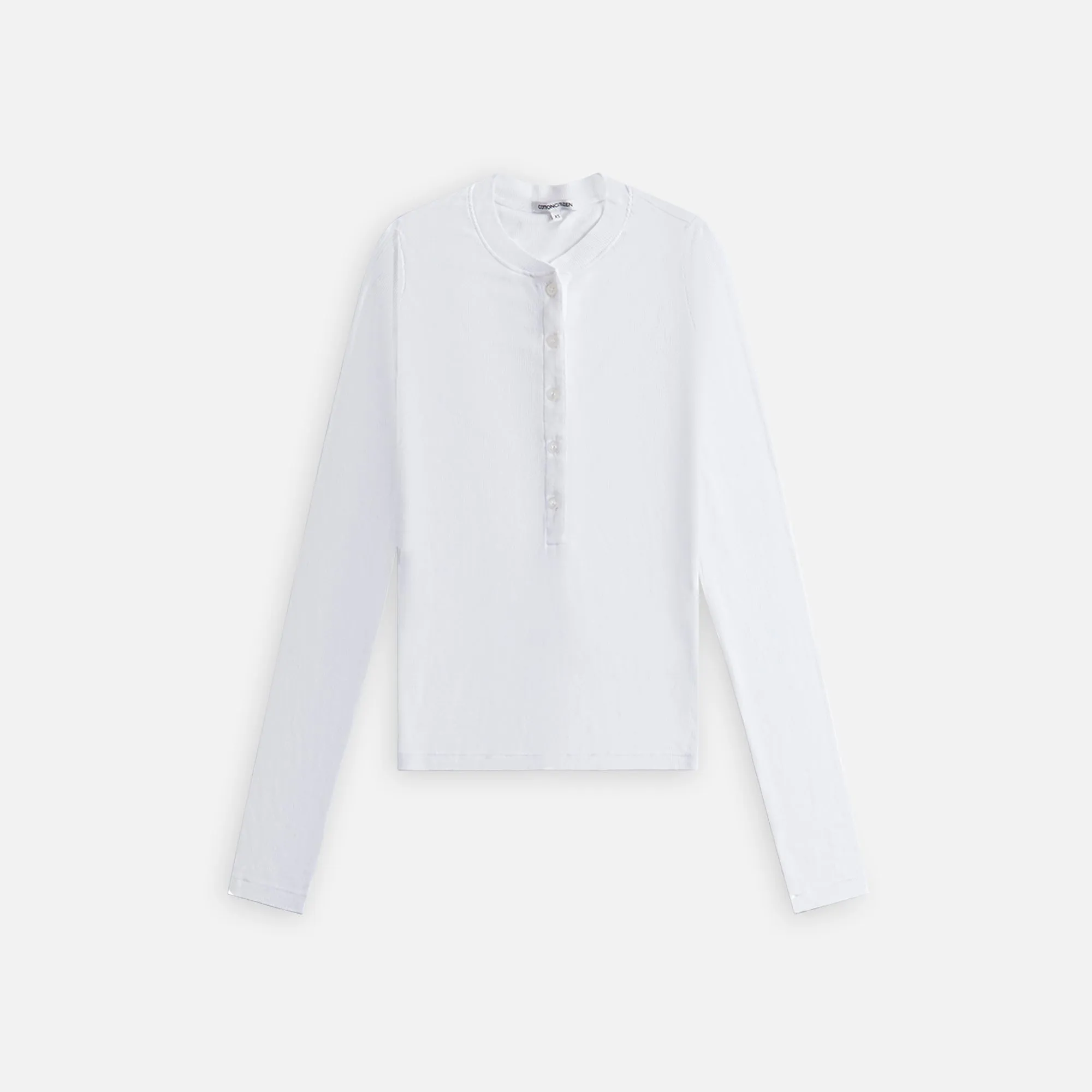 Cotton Citizen Verona Henley - White sold by Kith