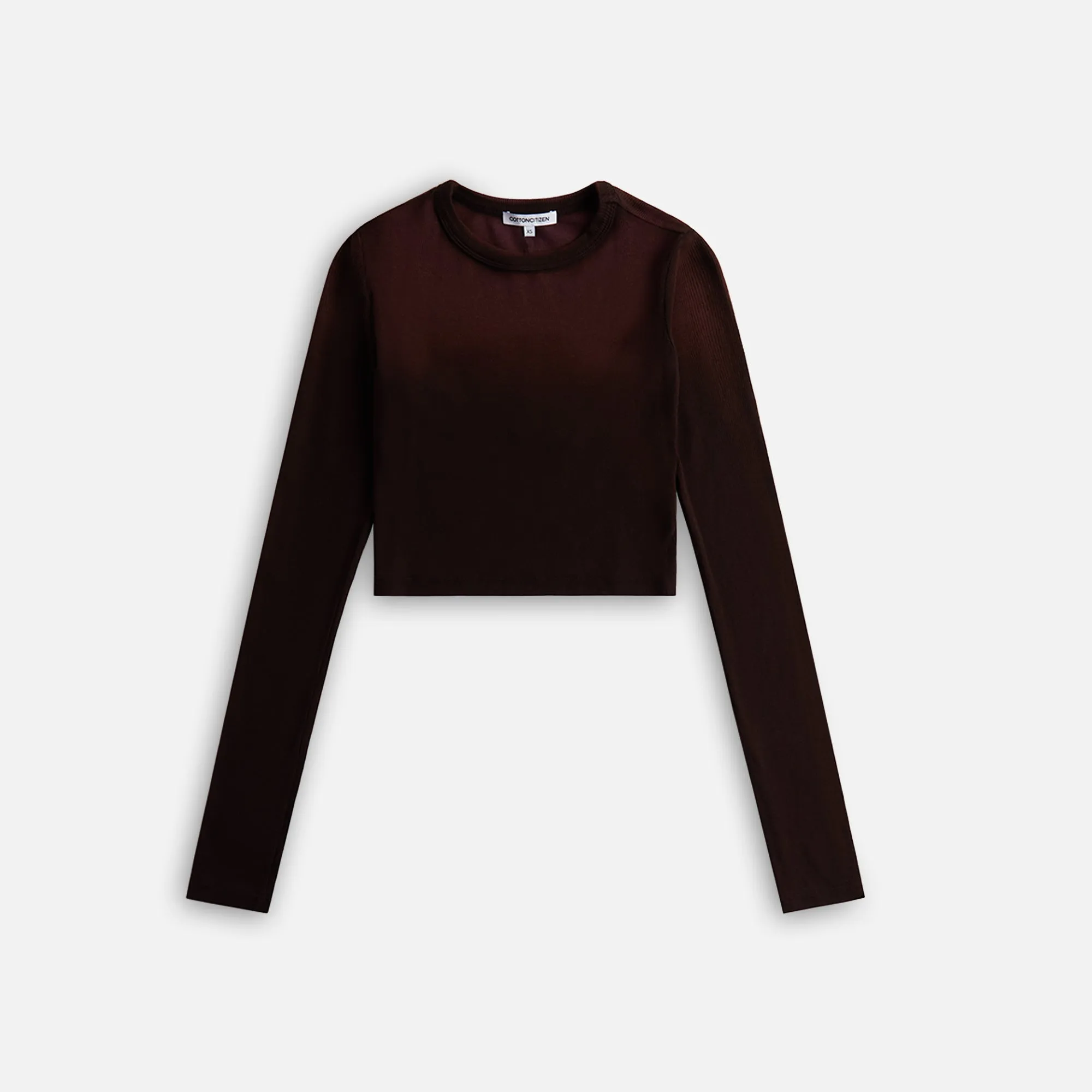 Cotton Citizen Verona Crop Shirt - Eggplant Cast sold by Kith