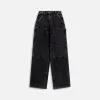 T by Alexander Wang High Waisted Pant with Panel Detail - Black sold by Kith