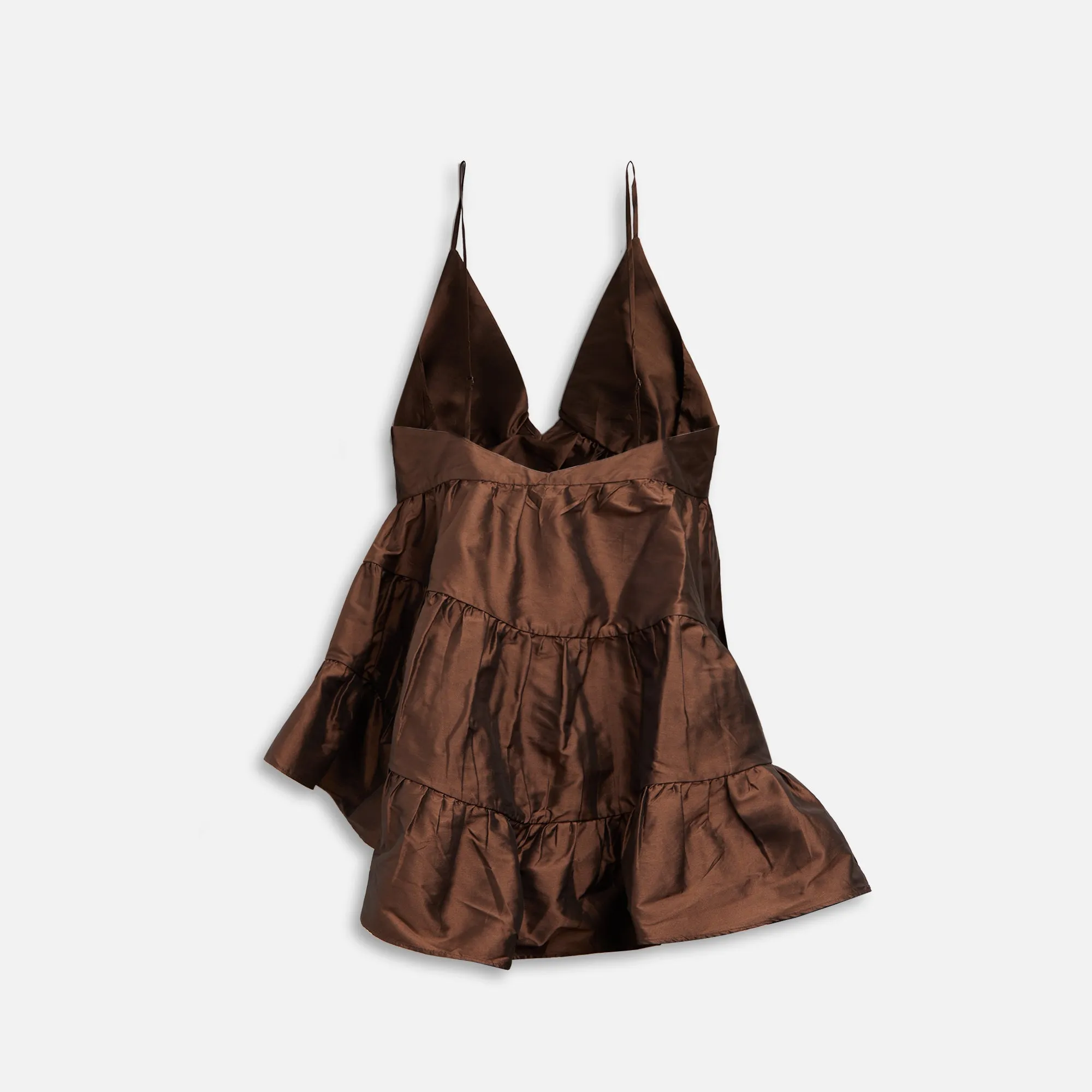 Azeeza Viola Taffeta Top - Chocolate sold by Kith product image thumbnail 2