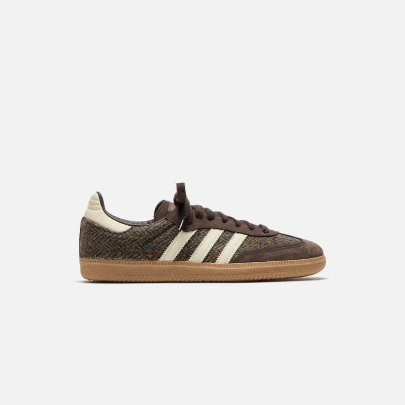 adidas Samba OG - Dark Brown / Cream White / Gum sold by Kith