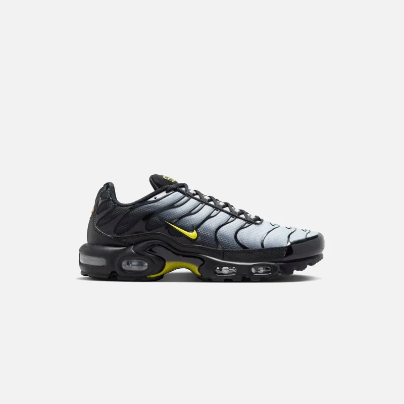 Nike Air Max Plus - Black / Wolf Grey / Opti Yellow sold by Kith