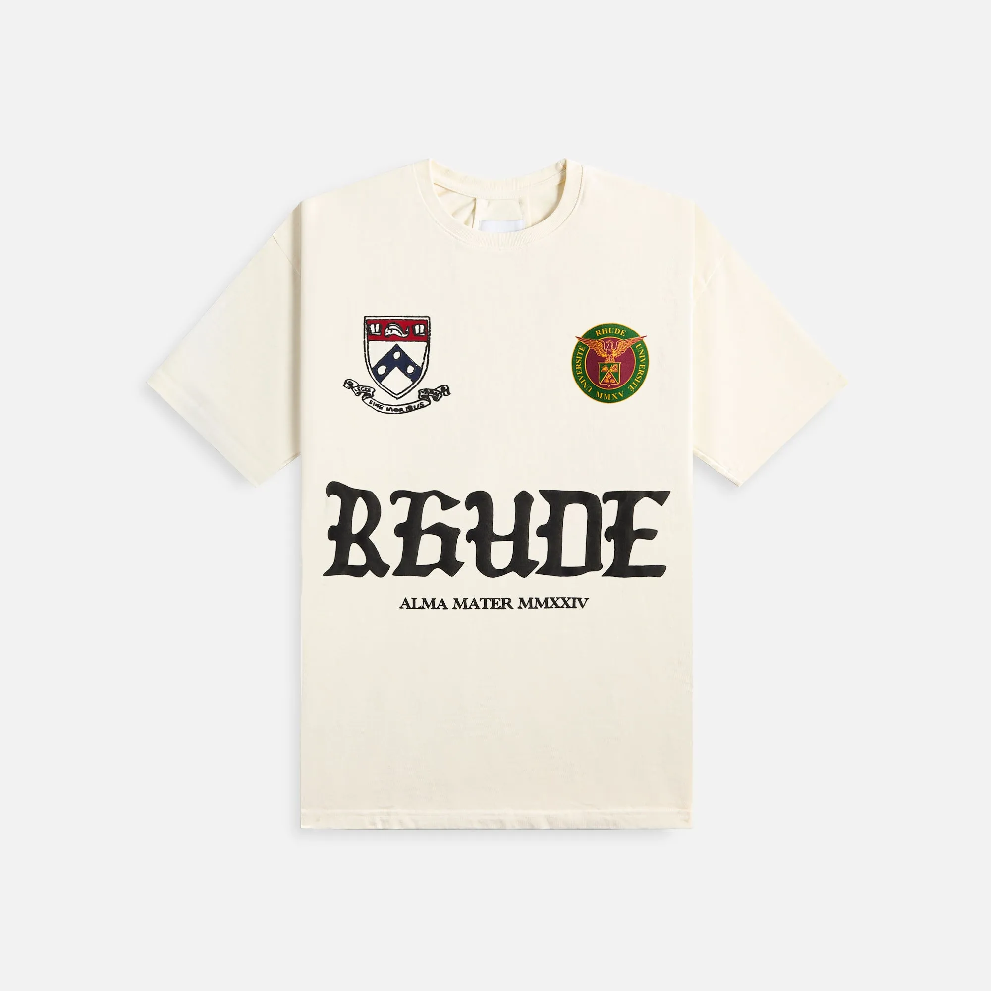 Rhude Runway Script - Vintage White sold by Kith
