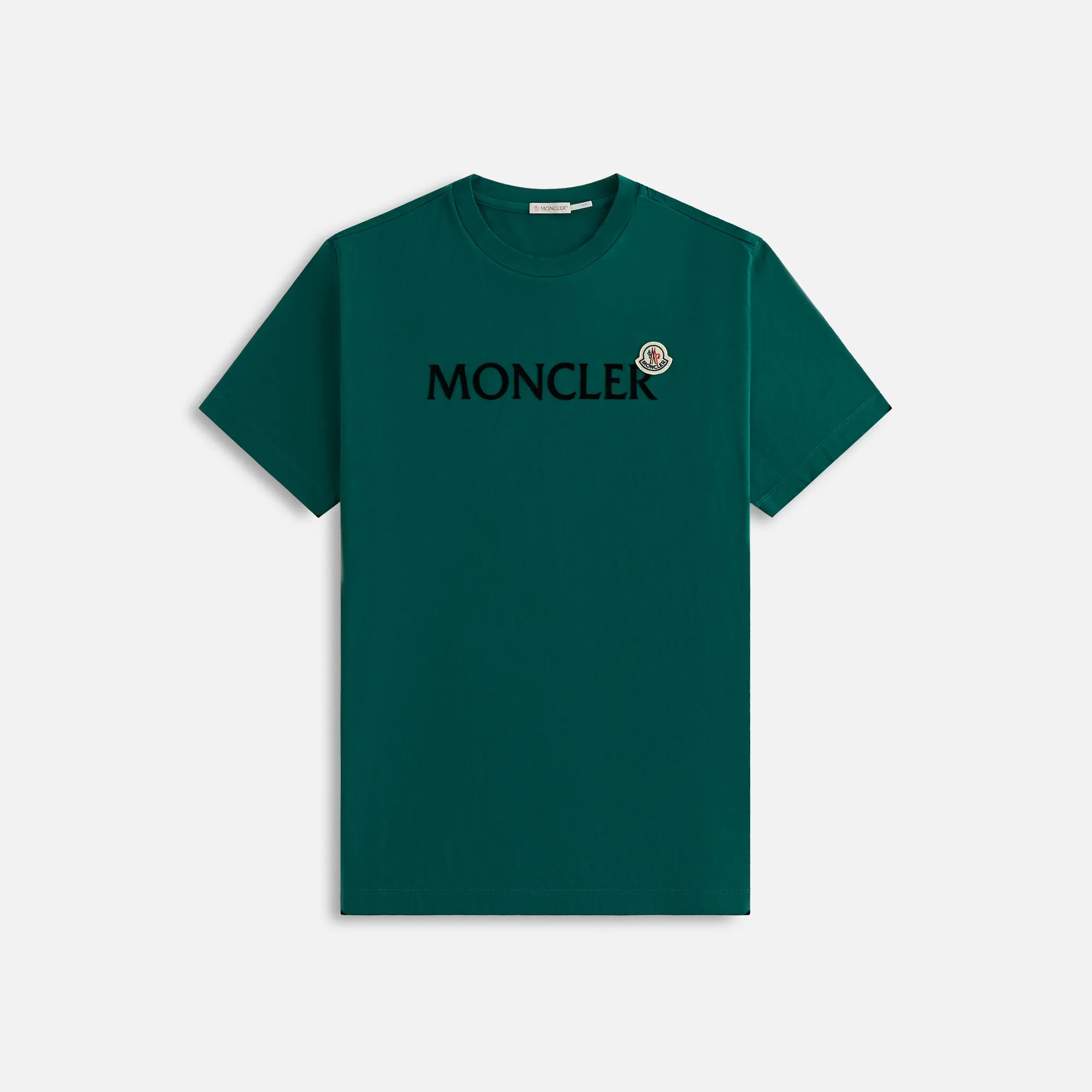 Moncler Flocked Logo Tee - Forest Green sold by Kith