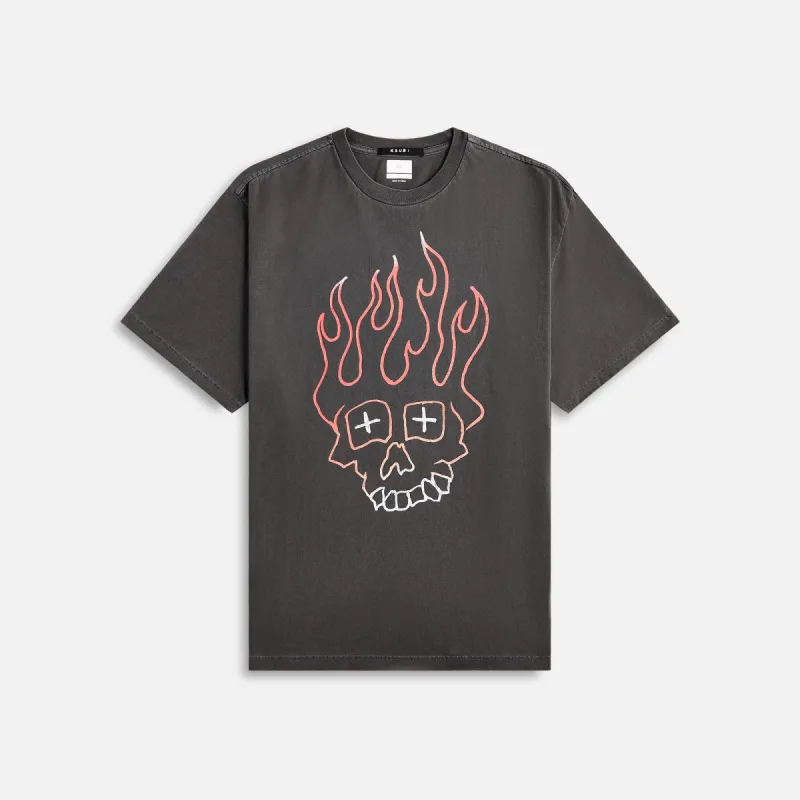 Ksubi Skull Biggie Tee - Faded Black sold by Kith