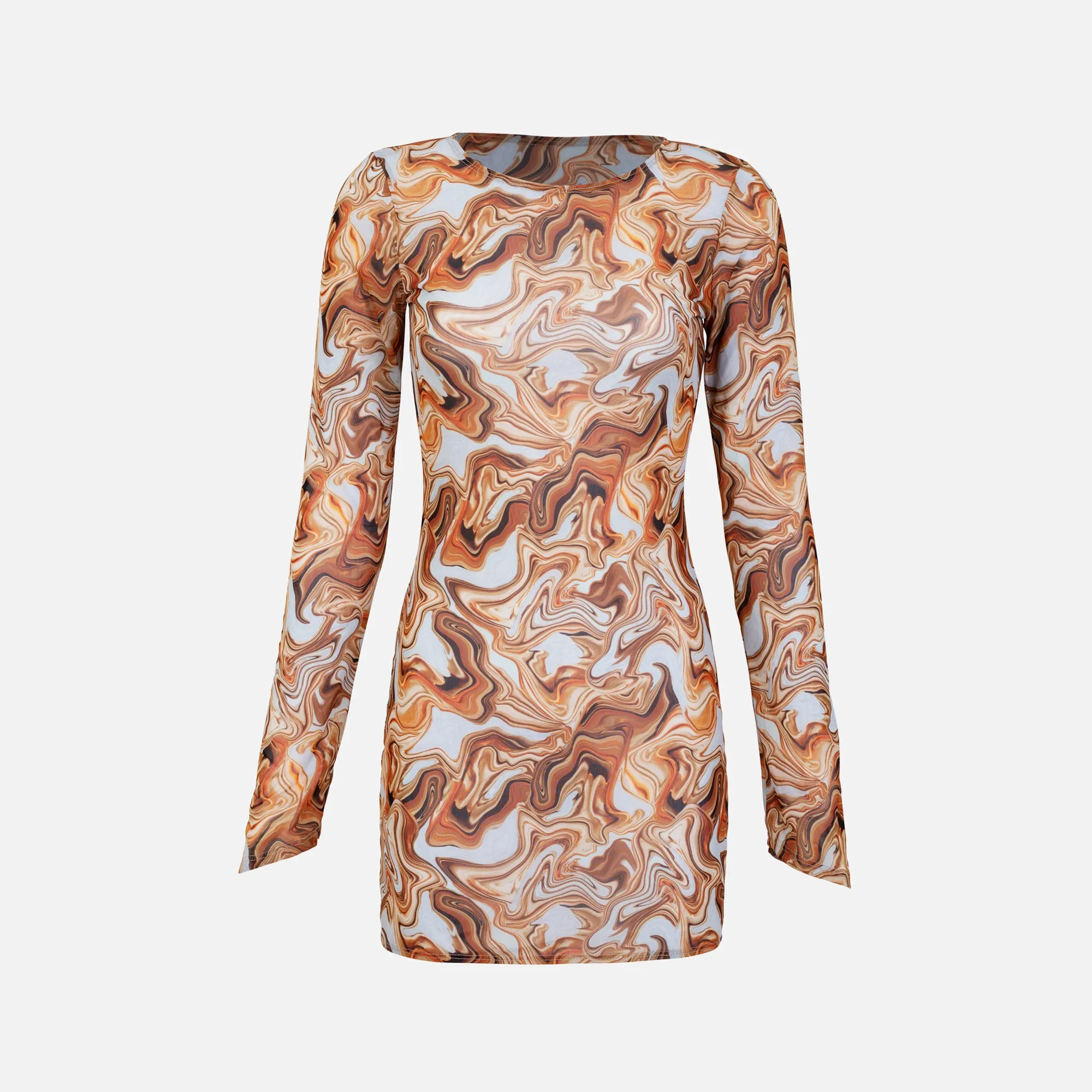 Gonza Long Sleeve Mini Dress - Dorada sold by Kith