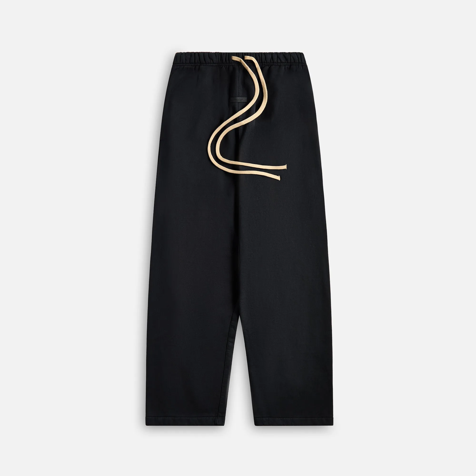 Essentials Heavy Fleece Relaxed Sweatpant - Black sold by Kith