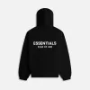 Essentials Fleece Hoodie - Black sold by Kith