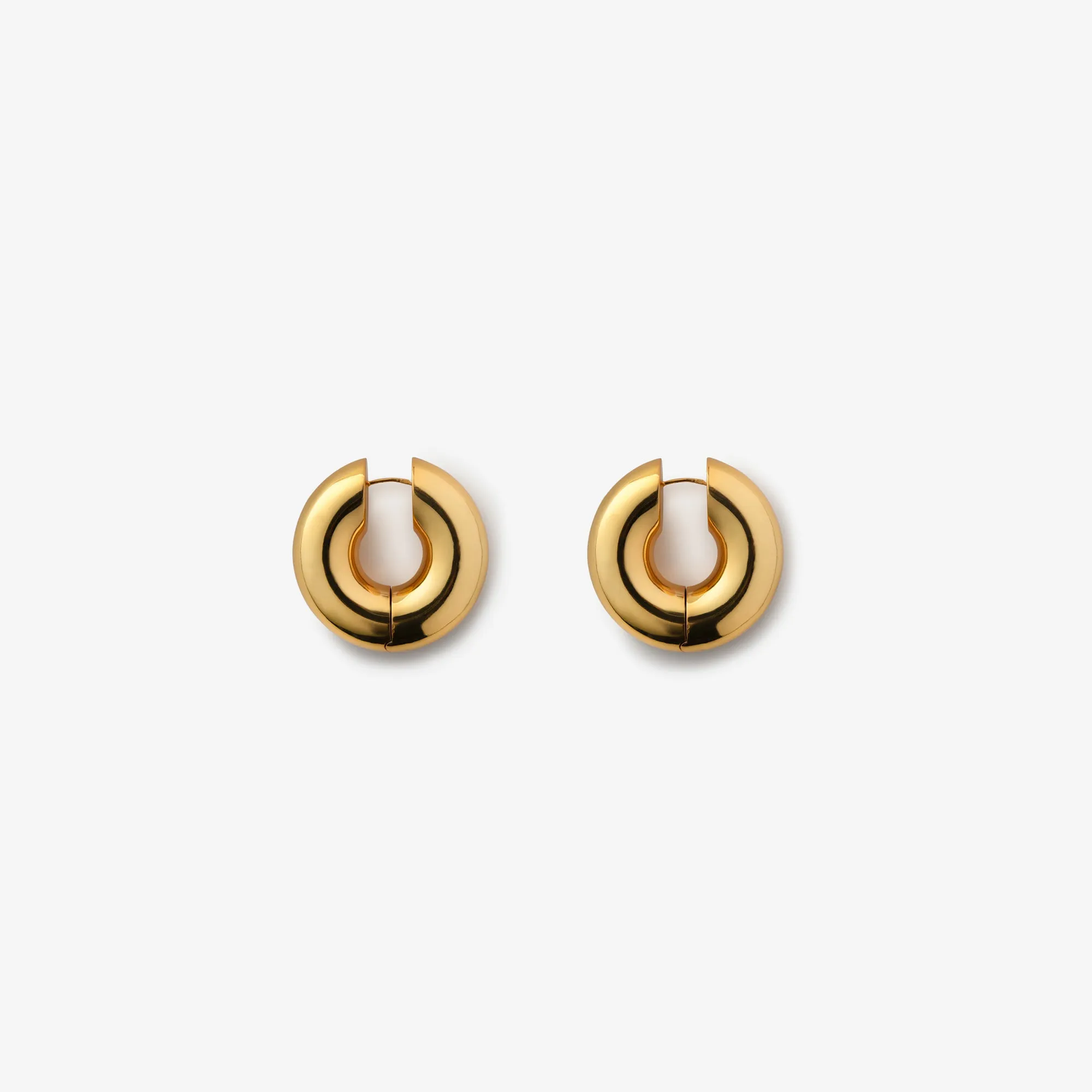Eliou Jumbo Devon Hoops - Gold sold by Kith