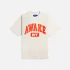 Awake NY Varsity Tee - Charcoal Heather sold by Kith
