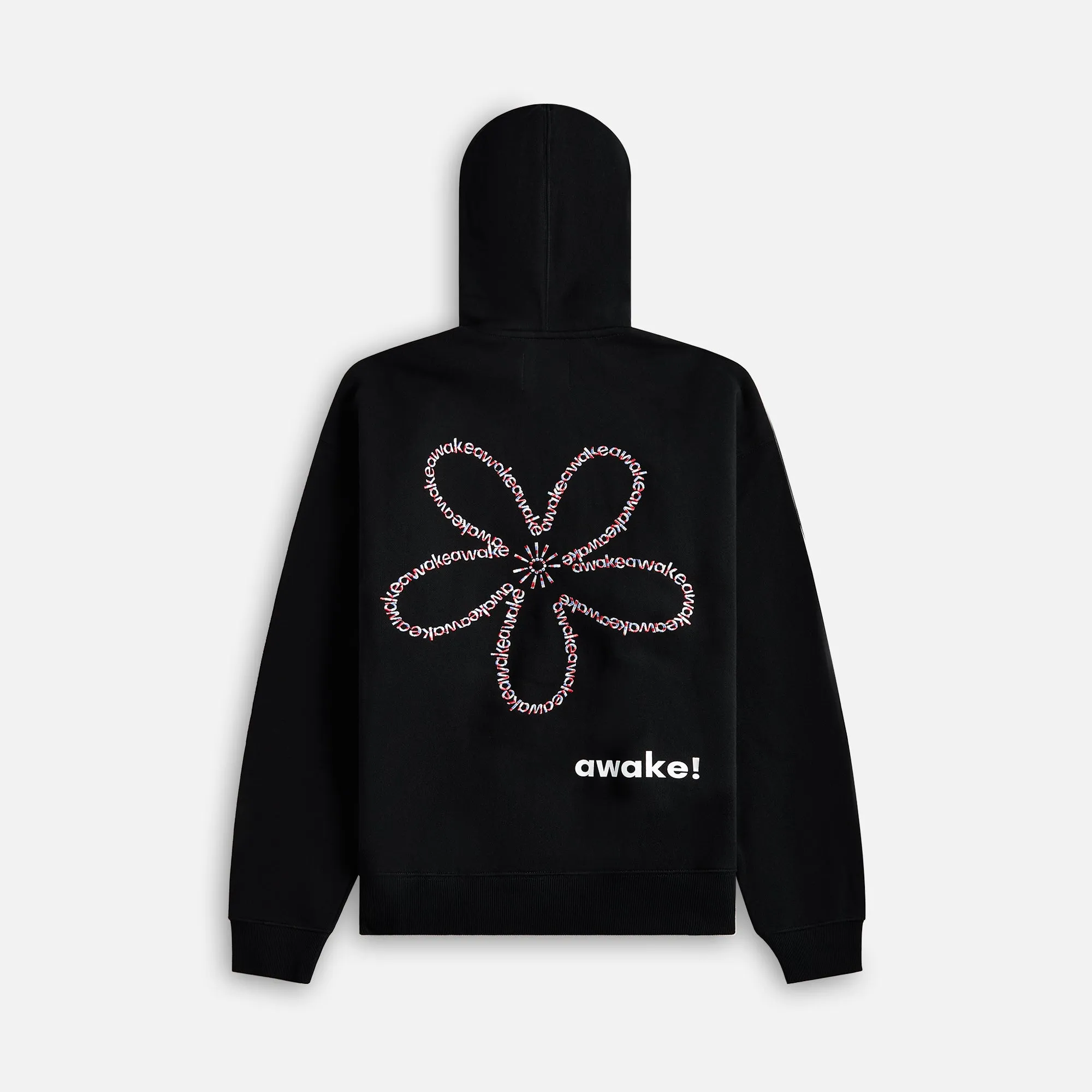 Awake NY Flower Stamp Zip Hoodie - Black sold by Kith product image thumbnail 2