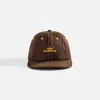 Awake NY Crown Logo 6 Panel Cap - Brown sold by Kith