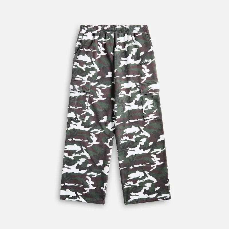 Awake NY Cargo Sweatpant - Green Camo sold by Kith