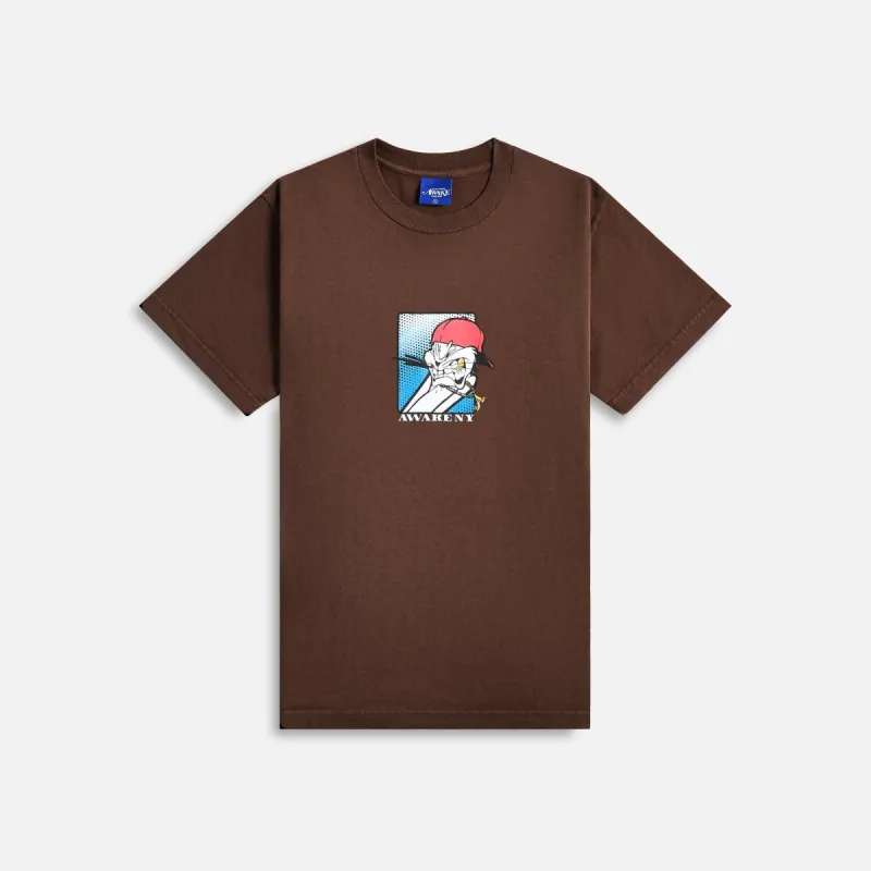 Awake NY Bunny Tee - Brown sold by Kith