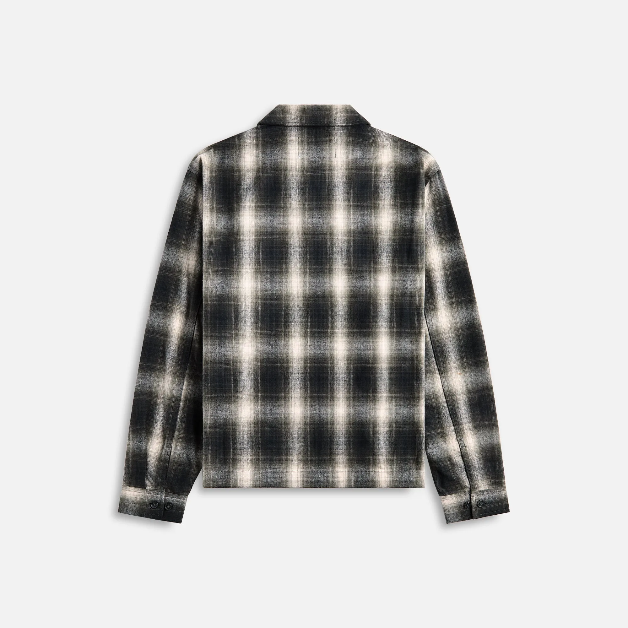 Awake NY Brushed Flannel Shirt Jacket - Green Multi sold by Kith product image thumbnail 2