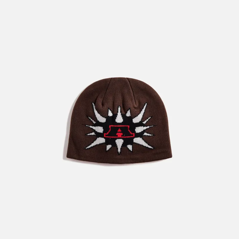 Awake NY A Bomb Skully Beanie - Brown sold by Kith