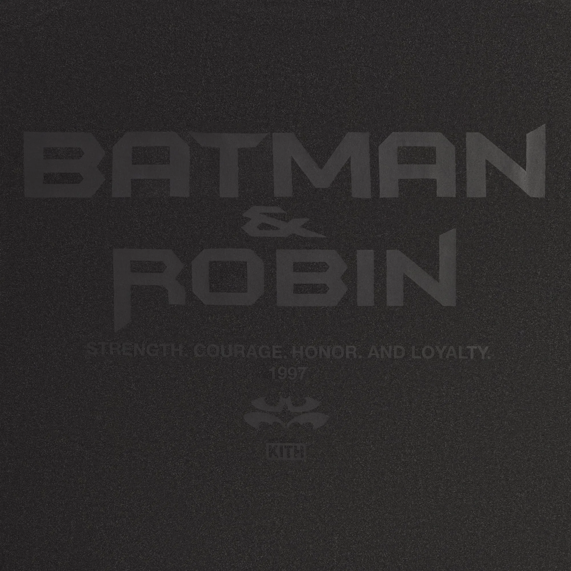 Batman | Kith Batman and Robin Logo Vintage Tee - Black sold by Kith product image thumbnail 4