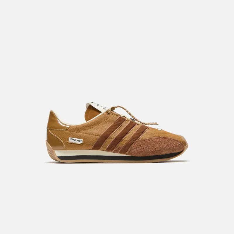 adidas x SFTM Country OG - Bronze Strata / Wild Brown / Cream White sold by Kith