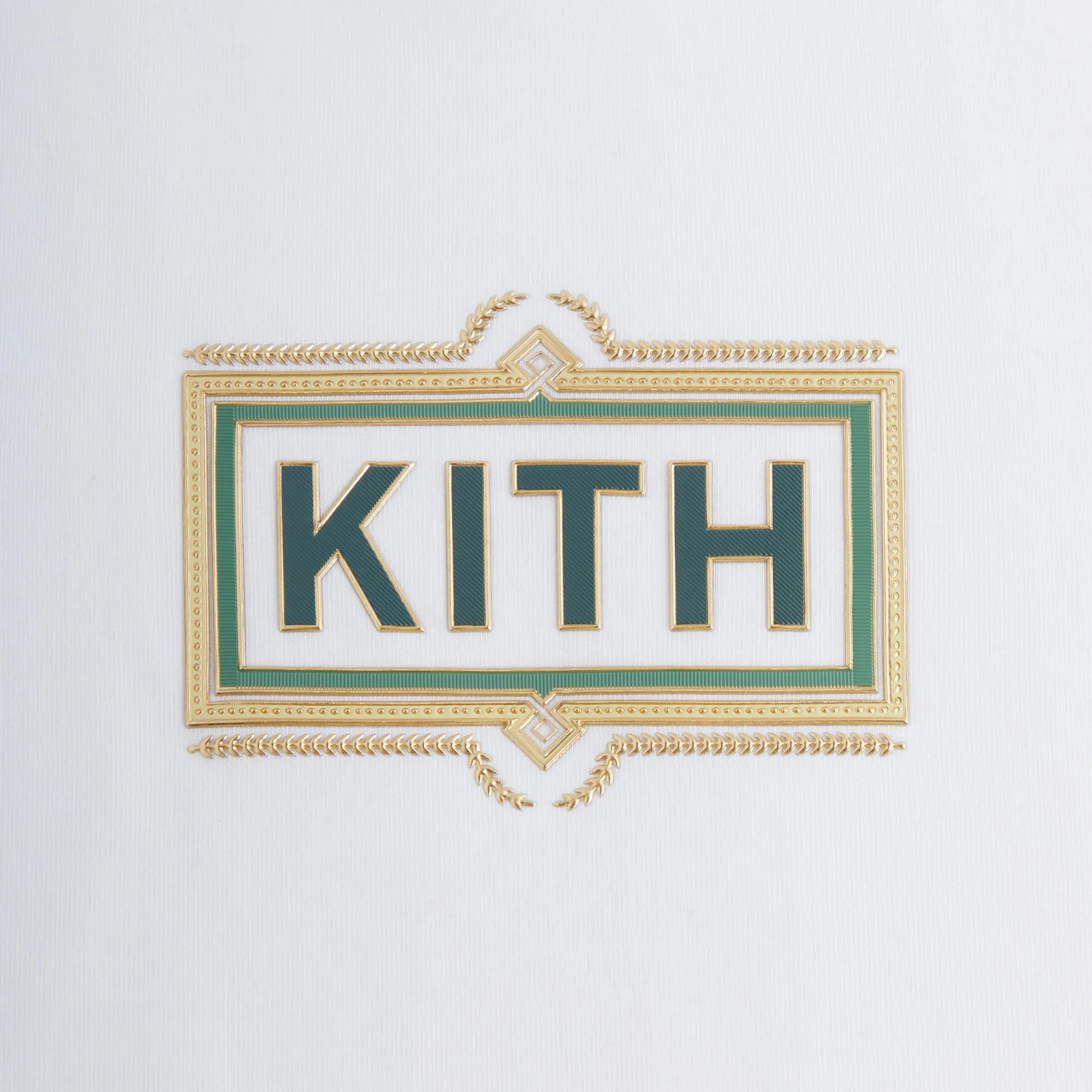 Kith Ornate Classic Logo Tee - White | Parallel