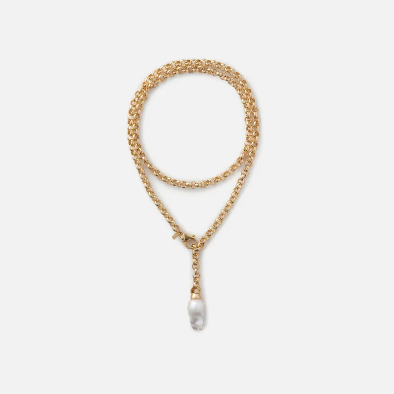 Eliou Carmela Necklace - Gold / Pearl sold by Kith