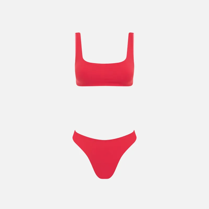 Bond Eye Quinn Crop - Cherry Bare sold by Kith