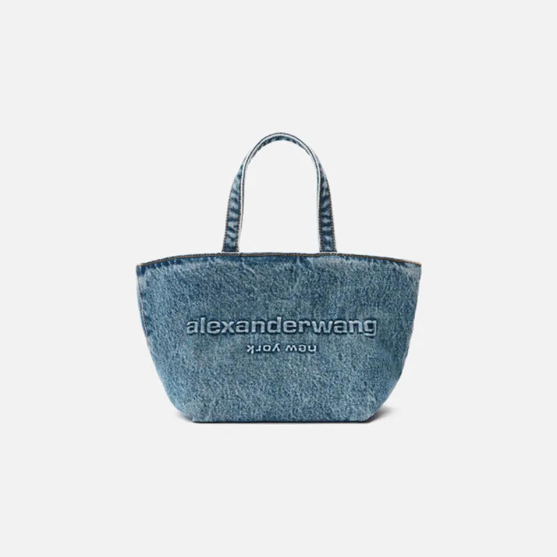 Alexander Wang Punch Small Tote with Strap - Vintage Medium Indigo sold by Kith