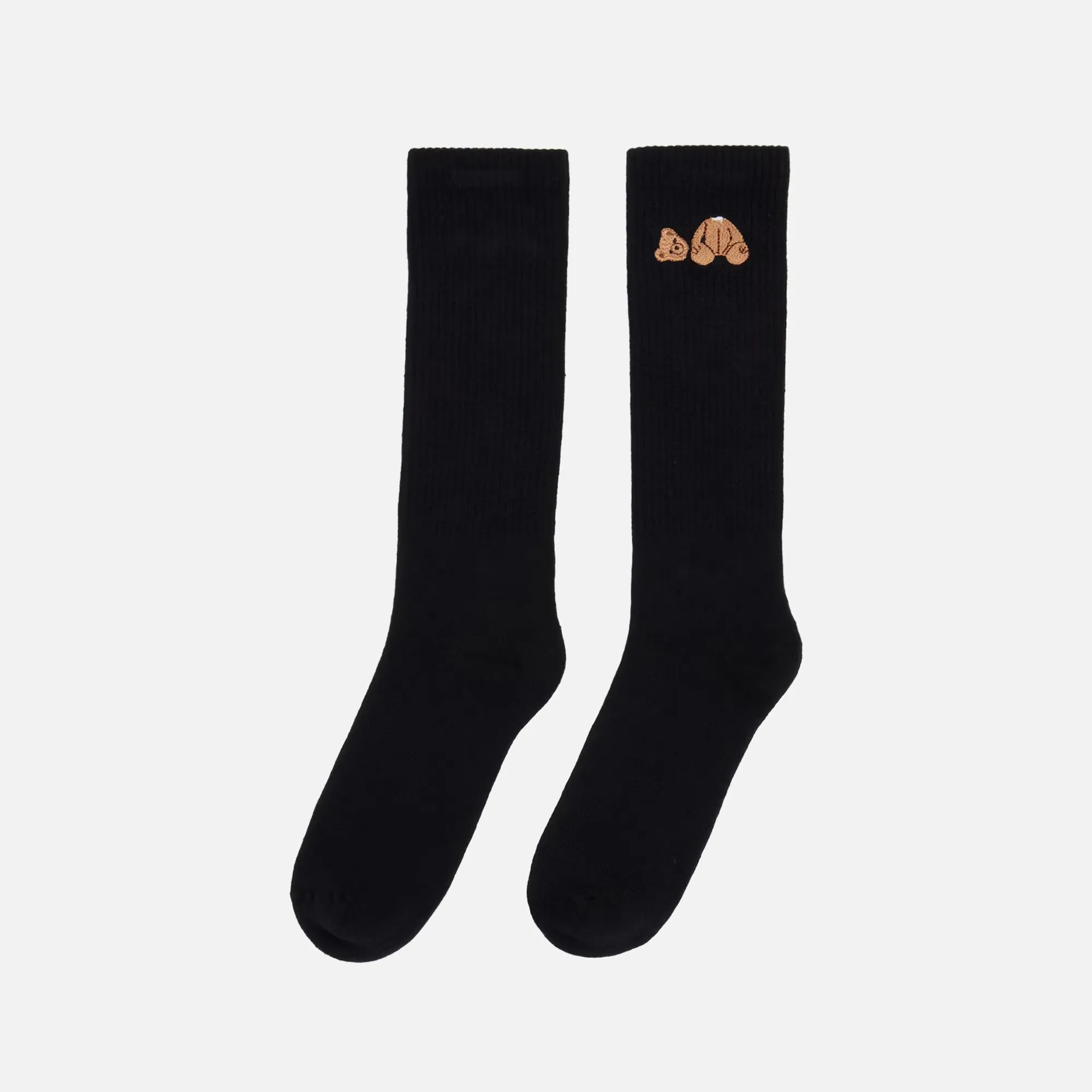 Palm Angels Bear Shiny Socks - Black sold by Kith product image thumbnail 2