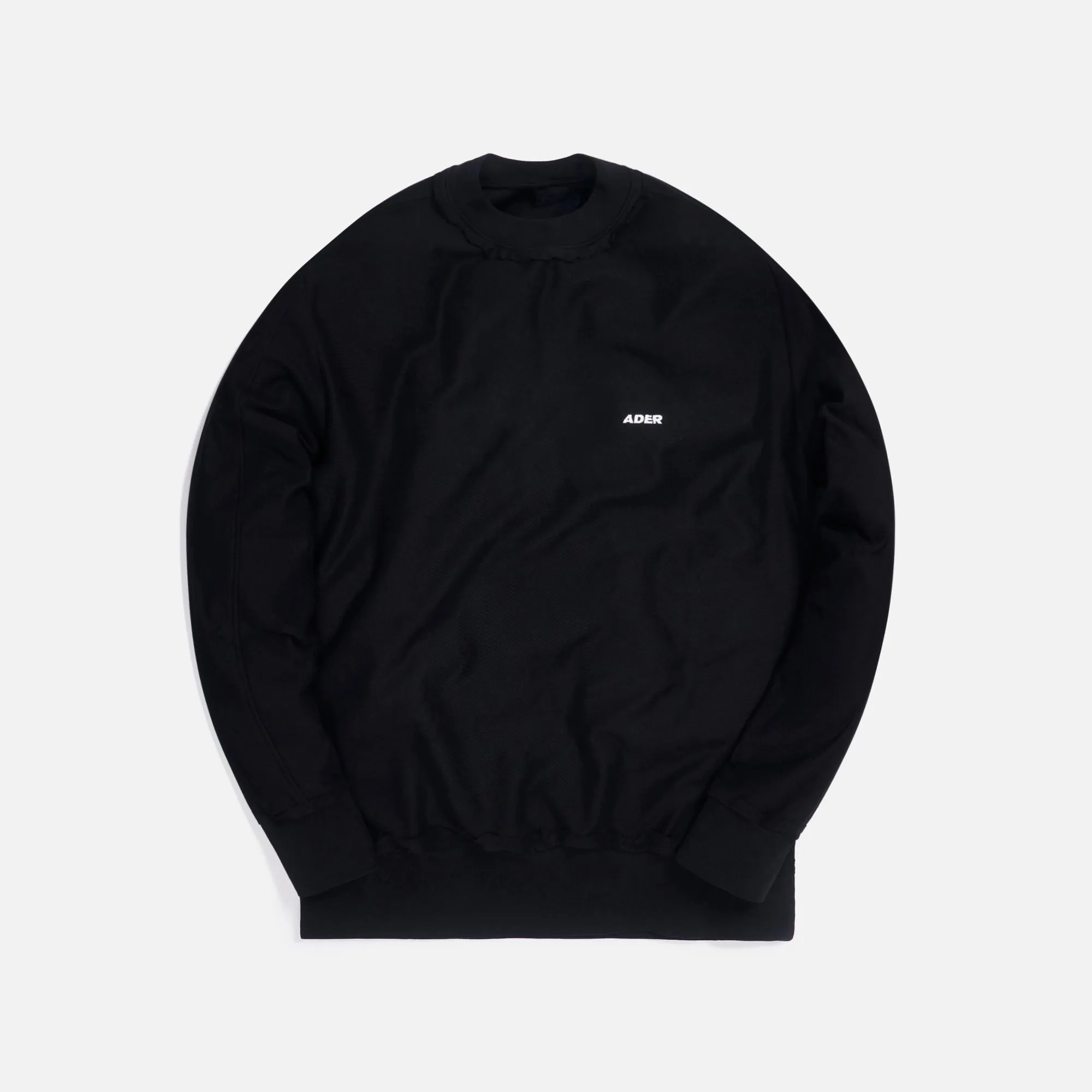 Ader Error Regular Fit L/S Tee - Black sold by Kith