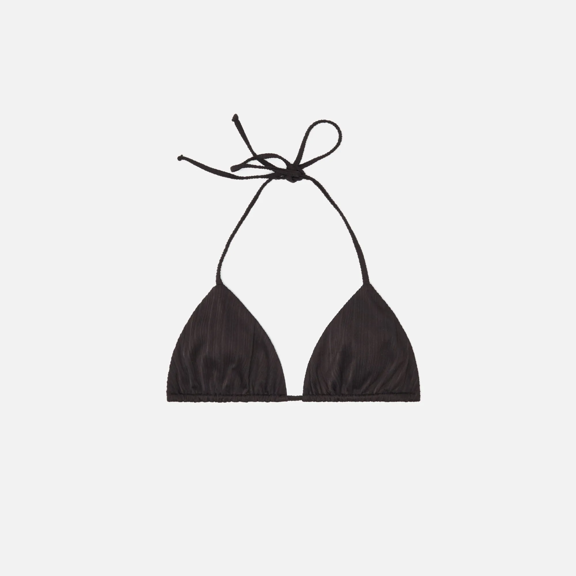 Frankies Bikinis Tia Plisse Top - Black sold by Kith