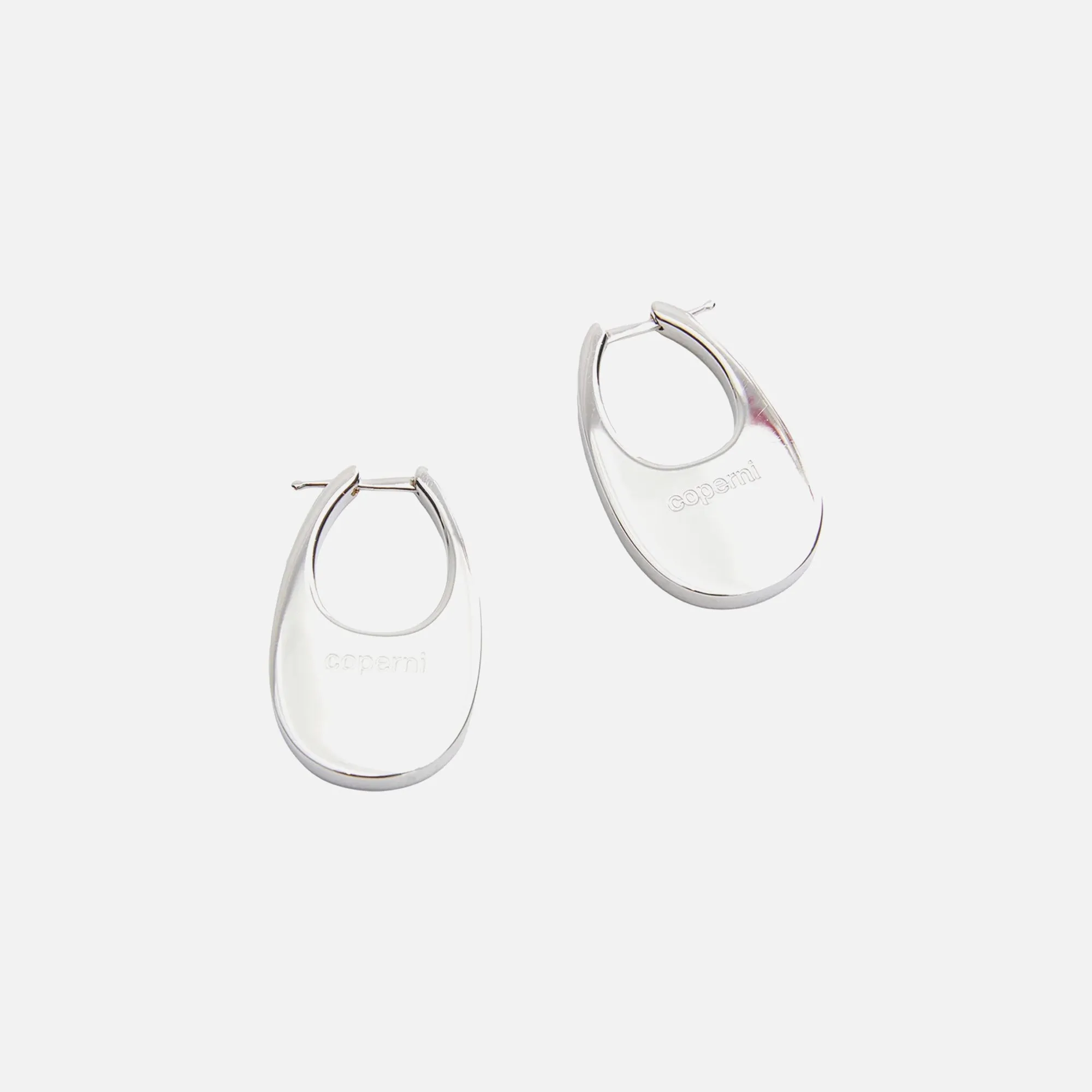 Coperni Lacquered Medium Swipe Earrings - Green sold by Kith product image thumbnail 2