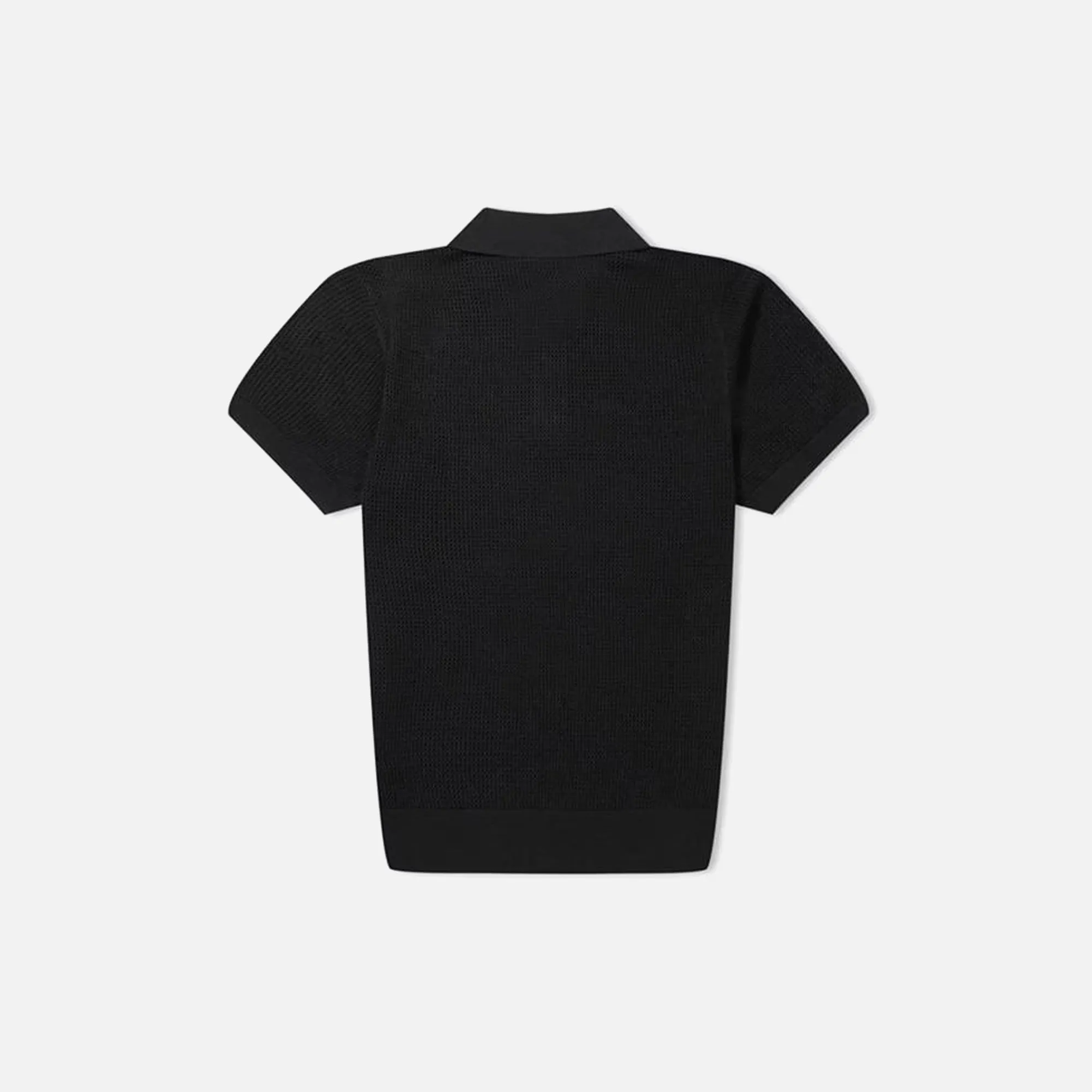 Dries Van Noten Mindo Polo - Black sold by Kith