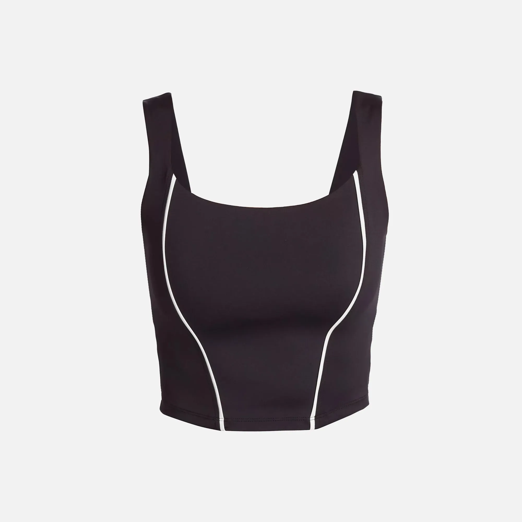 Year of Ours Corset Tank - Black / White sold by Kith