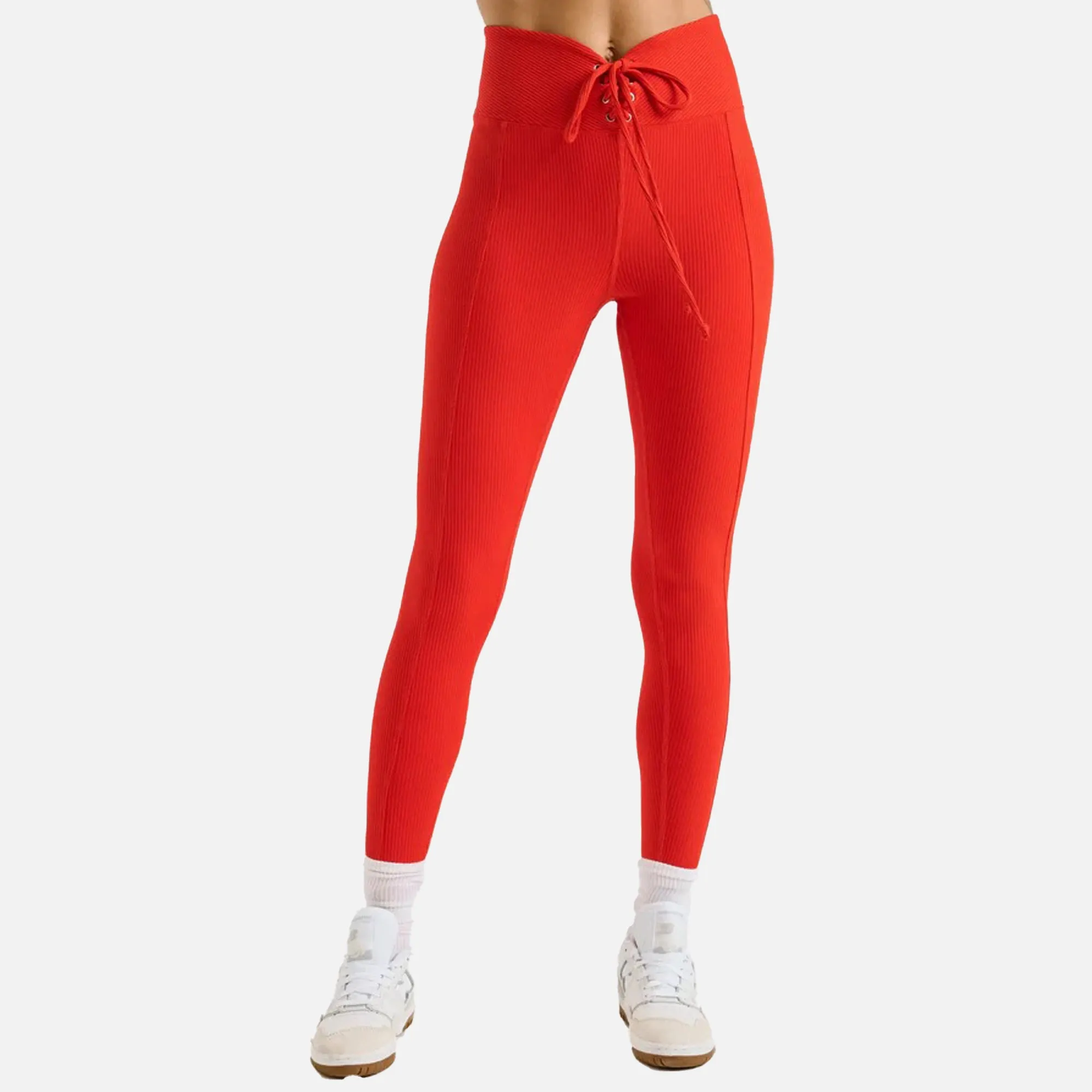 Year of Ours Ribbed Football Legging - Red sold by Kith